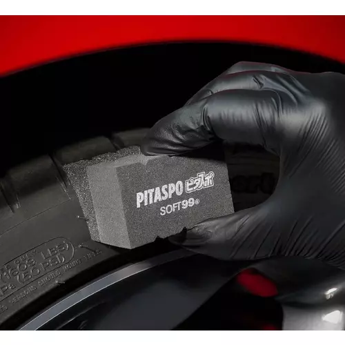 PITASPO TIRE SPONGE profilovaná špongia na pneumatiky 2 ks /SOFT99/ - obr. 3