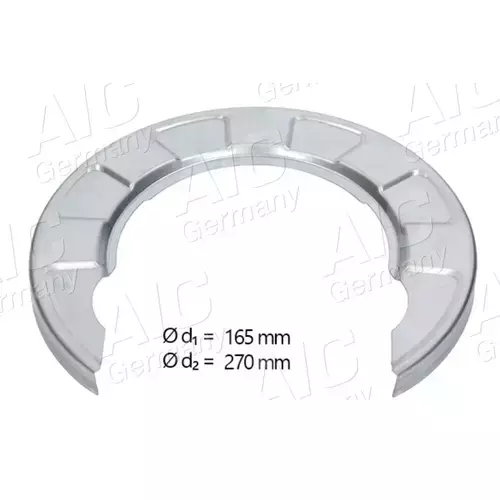 Ochranný plech proti rozstreku, Brzdový kotúč AIC 71406