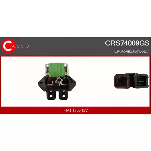 Predradený odpor elektromotora ventilátor chladiča CASCO CRS74009GS