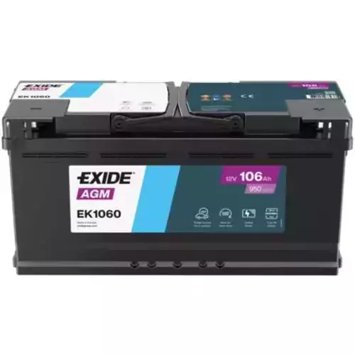Štartovacia batéria EXIDE EK1050 12V 105Ah 950A