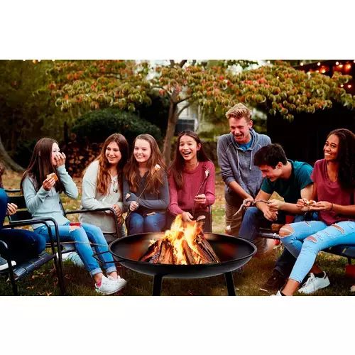 BBQ Prenosné ohnisko 60x60x29 cm /ALLRIDE/ - obr. 3