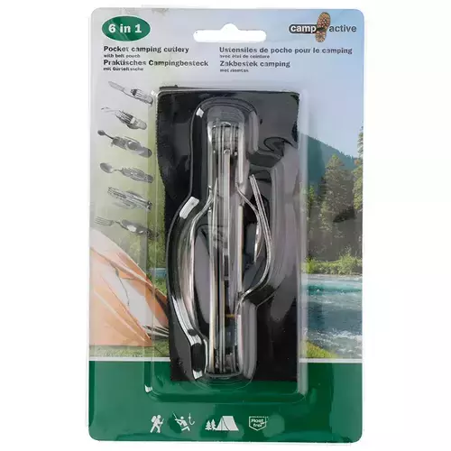 Set kempingových príborov 6v1 /ALLRIDE/ - obr. 1