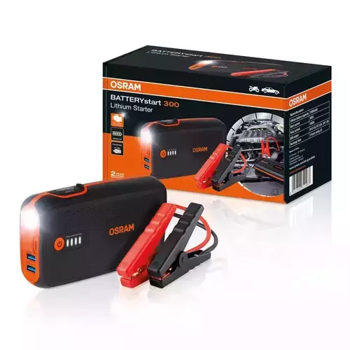 Štartovací zdroj 3v1 OSRAM BATTERYstart 300