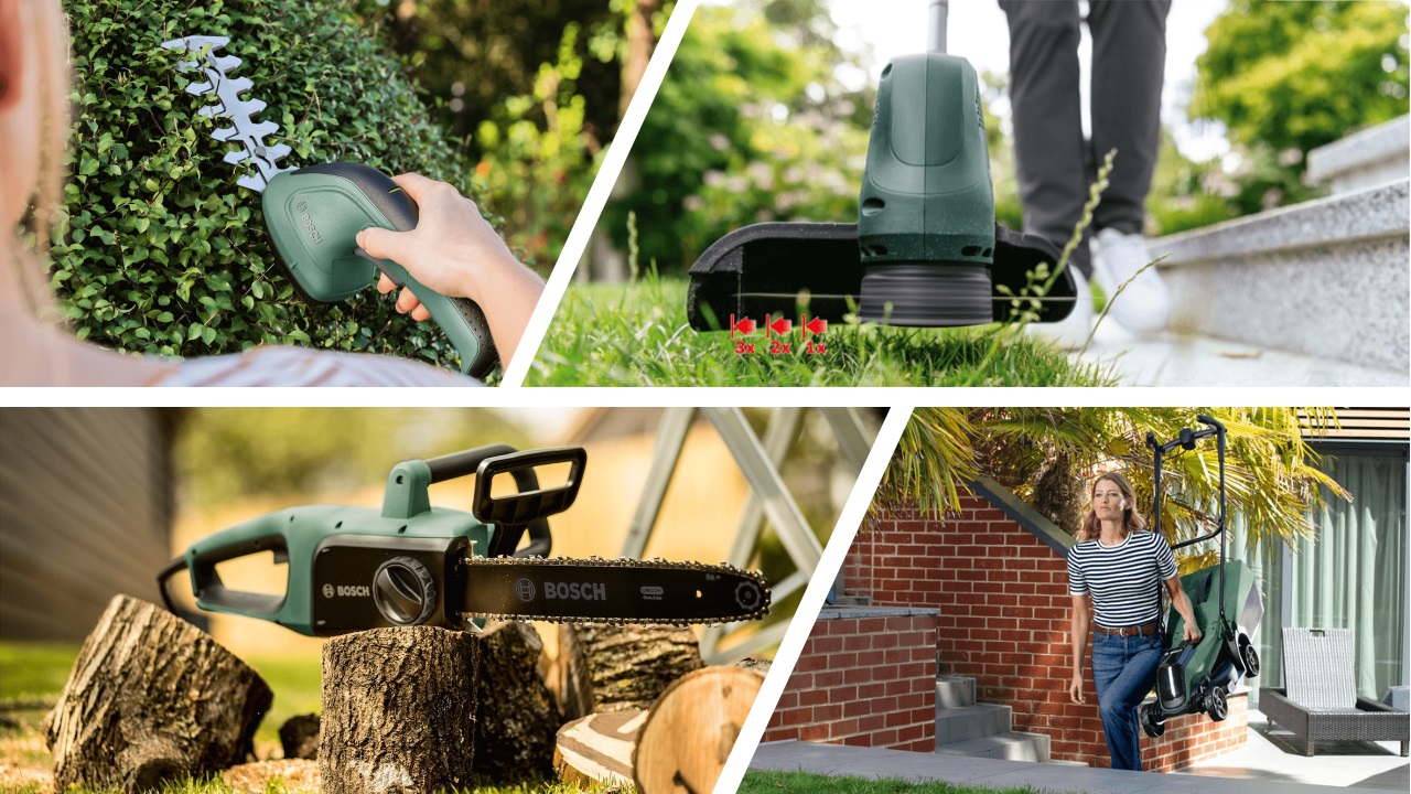 Záhradné náradie Bosch je skvelý pomocník pre krásne výsledky vo vašej záhrade