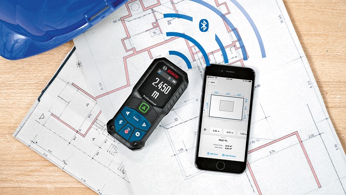 Bosch profesionálne meracie prístroje ľahko pripojíte k smartfónu