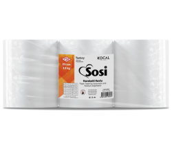 Sosi Papierová utierka 250mm / 190m, 13kg/6ks, 6ks v balení (5,86€/ks)