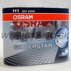 OSRAM H1 Silverstar 2.0 +60% 55W Set 2ks