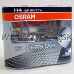 OSRAM Silverstar +50% H4 60/55W Set 2ks