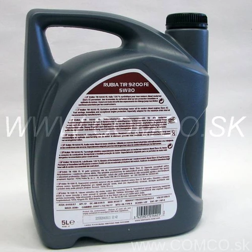 RUBIA TIR 9200 FE SAE 5W-30 5L /Total/ - obr. 1