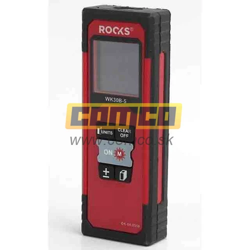 Diaľkomer laserový 30m 3D dĺžka plocha objem /Rooks/ - obr. 1