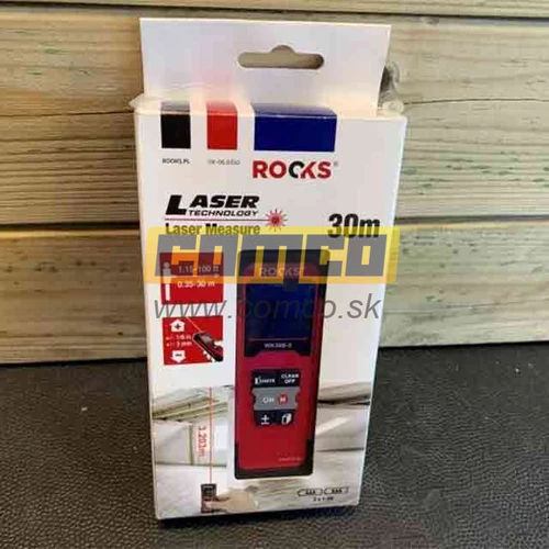 Diaľkomer laserový 30m 3D dĺžka plocha objem /Rooks/ - obr. 4