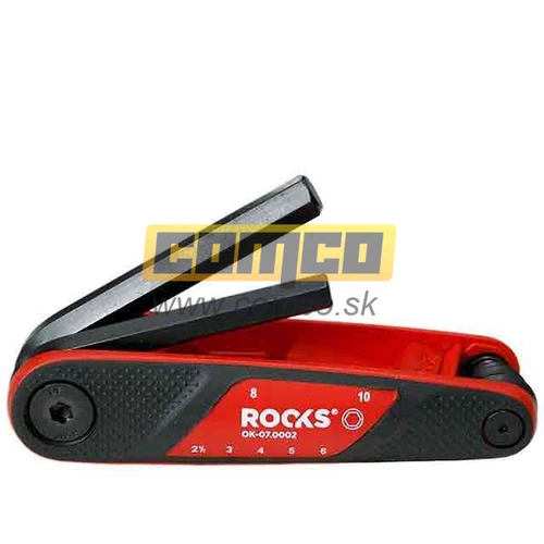 Kľúče imbusové Rooks Futuro Pocket Hex 2,5-10mm 7ks