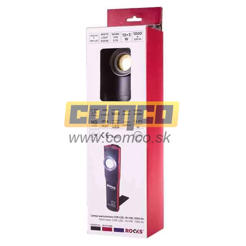 Montážna lampa Cob LED 10+3W 1000lm /Rooks/ - obr. 4
