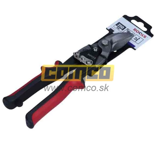 Nožnice na plech Rooks ľavé 250mm Crv-tin