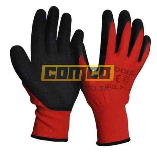 Pracovné rukavice Rooks polyester nitrilové XXL 1pár