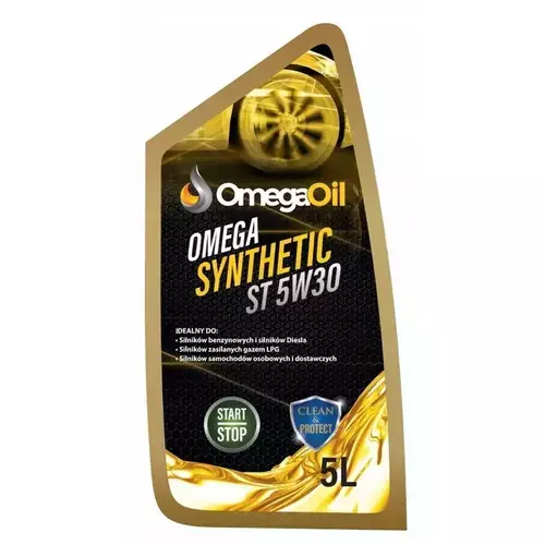 Motorový olej OMEGA OIL 5W-30 ST 5L