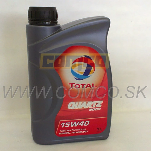 Total QUARTZ 5000 SAE 15W-40 1L