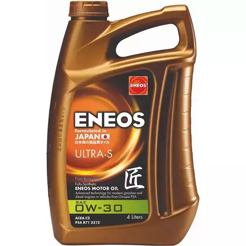 Motorový olej ENEOS 0W-30 ULTRA S C2 4L