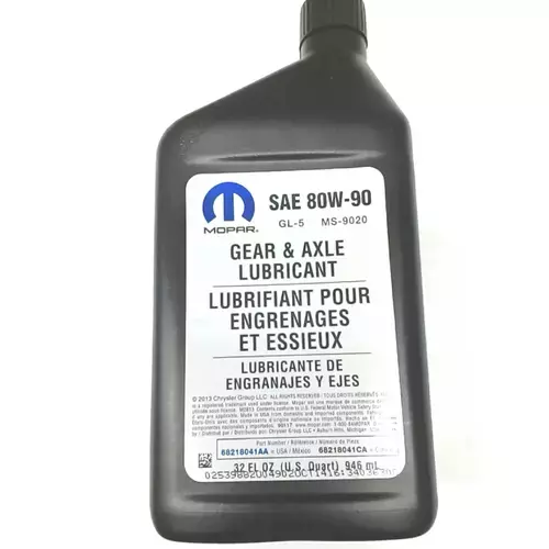 Prevodový olej  MOPAR Gear & Axle Lubricant 80W-90 0,946L