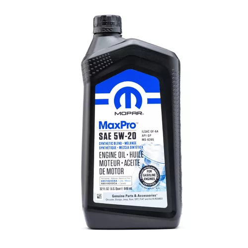 Motorový olej MOPAR MaxPro 5W-20 0,946L 68518202AA