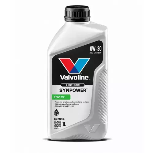 Motorový olej VALVOLINE 0W-30 SYNPOWER ENV C2 1L