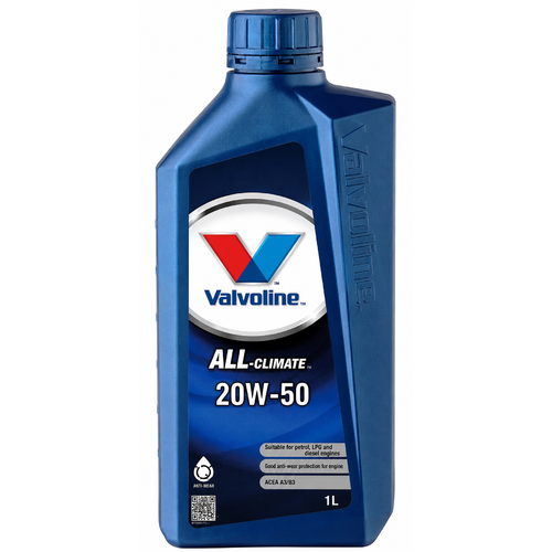 Motorpový olej VALVOLINE 20W-50 ALL CLIMATE 1L