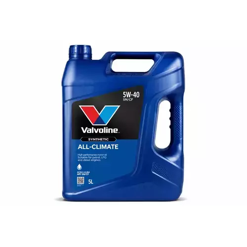 Motorový olej VALVOLINE 5W-40 ALL CLIMATE 5L