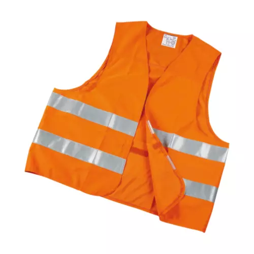 BOTTARI Vesta reflexná oranžová - Zapínanie suchý zips