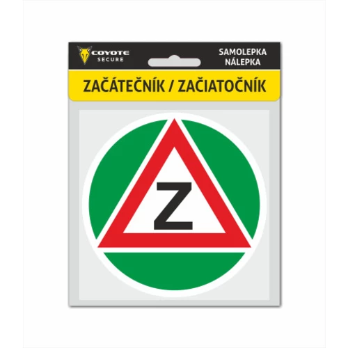 COYOTE SECURE Samolepka Začiatočník