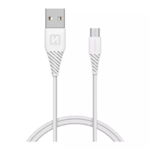 Kábel datový SWISSTEN USB / Micro USB 1,5m biely (6,5mm)