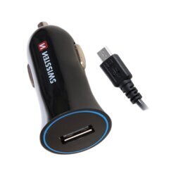 Nabíjačka USB 12/24V SWISSTEN 1AMP + 2x kábel (Micro USB + iPhone)