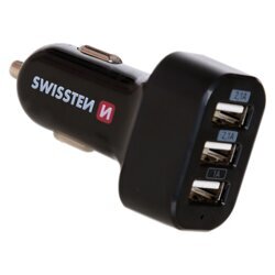 Nabíjačka USB 12/24V SWISSTEN 3x USB 5,2AMP