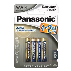 Panasonic Everyday Power Silver LR03 AAA /4+2ks