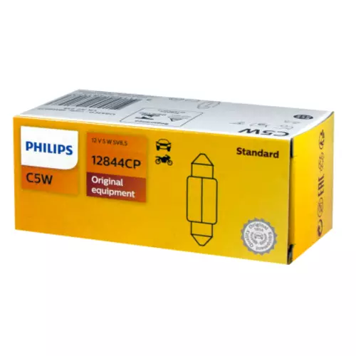 Žiarovka osvetlenia poznávacej značky PHILIPS 12844CP