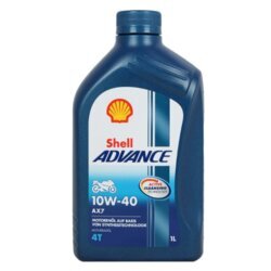 Motorový olej SHELL ADVANCE 4T AX7 10W-40 1L