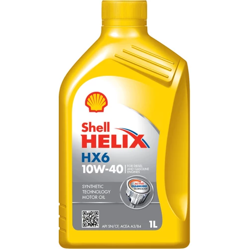 Motorový olej SHELL HELIX HX6 10W-40 1L
