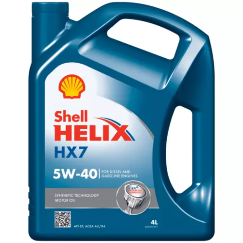 Motorový olej SHELL HELIX HX7 5W-40 4L