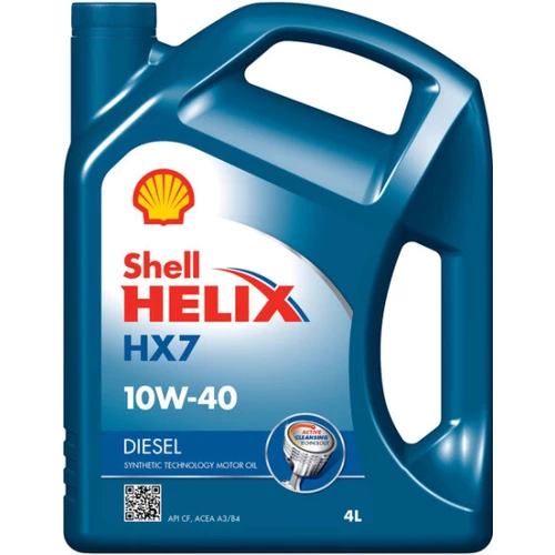 Motorový olej SHELL HELIX DIESEL HX7 10W-40 4L