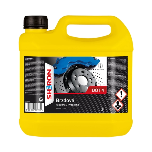 Brzdová kvapalina DOT 4 3L /SHERON/