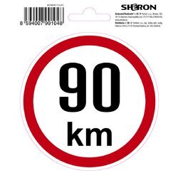SHERON Samolepka - 90km/h