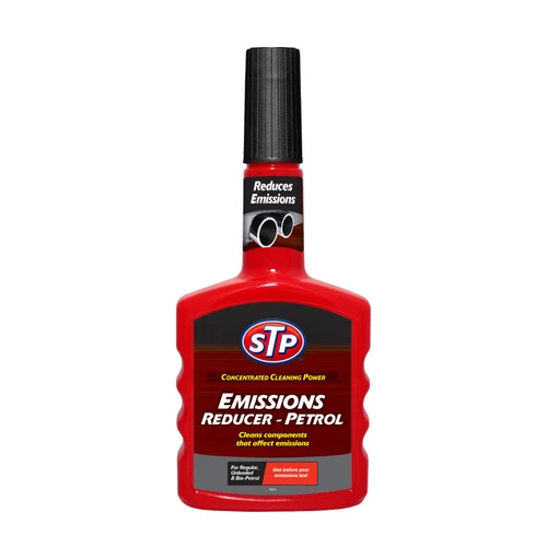STP Petrol Emissions Reducer -  Aditívum na zníženie emisií do benzínu 400ml