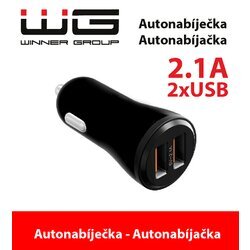 Winner Group Nabíjačka bez kábla, 2x USB-A, 2,1 A
