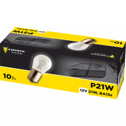 Žiarovka 12V 21W P21W BA15s COYOTE VISION