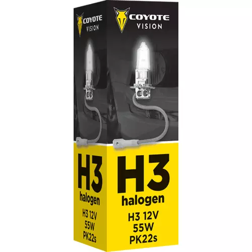 Žiarovka 12V H3 55W COYOTE VISION