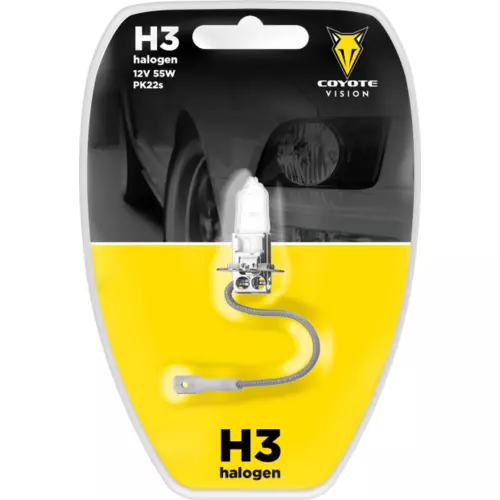 Žiarovka 12V H3 55W COYOTE VISION blister