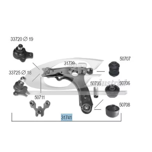 Rameno zavesenia kolies 3RG 31741