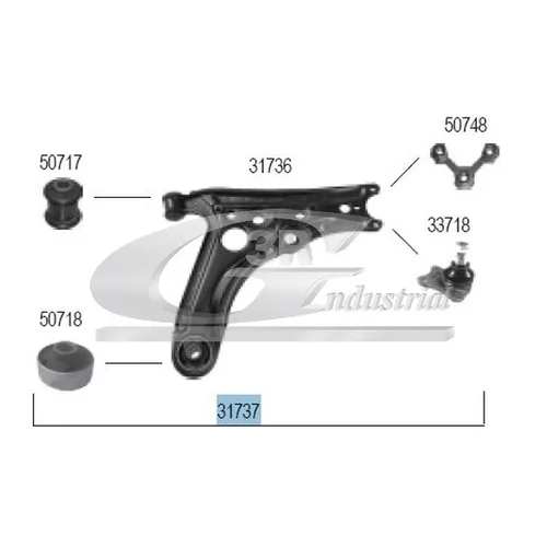 Rameno zavesenia kolies 3RG 31737