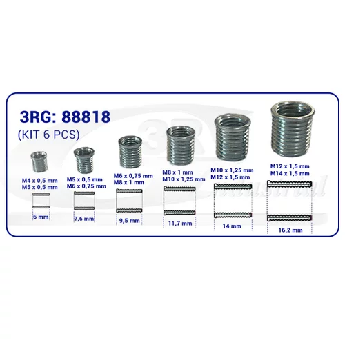 Súpravu na opravu, závit 88818 /3RG/ - obr. 2