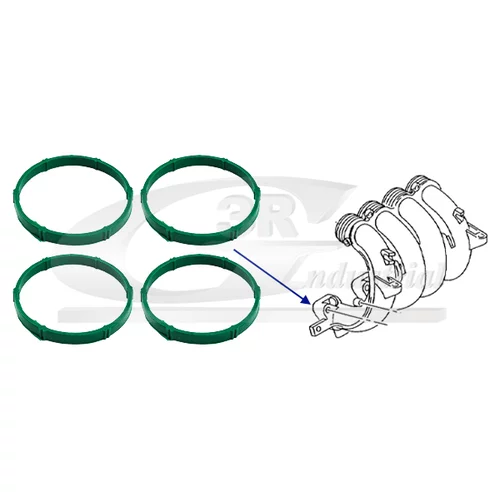 Tesnenie kolena sac. potrubia 3RG 85730