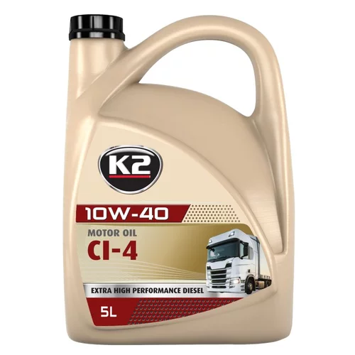 Motorový olej K2 10W-40 CI-4 5L